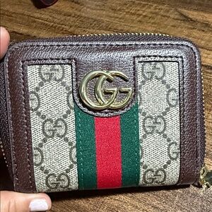 Gucci Brown and Beige Wallet